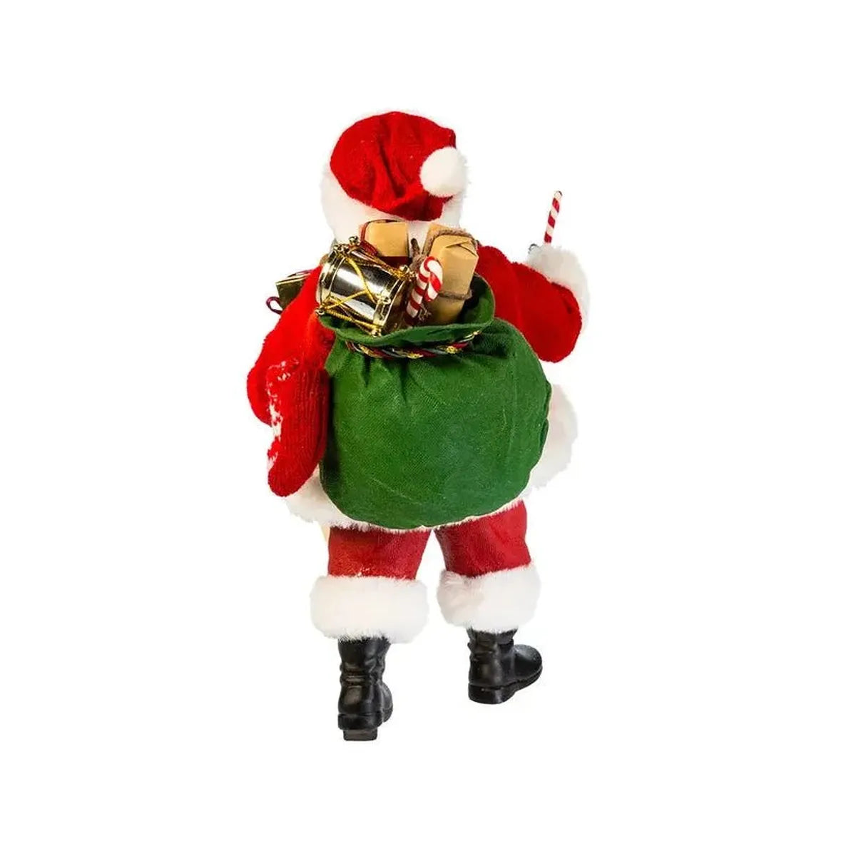 Shop For Kurt Adler 10.5 - Inch Fabriché African American Santa at Michelle's aDOORable Creations