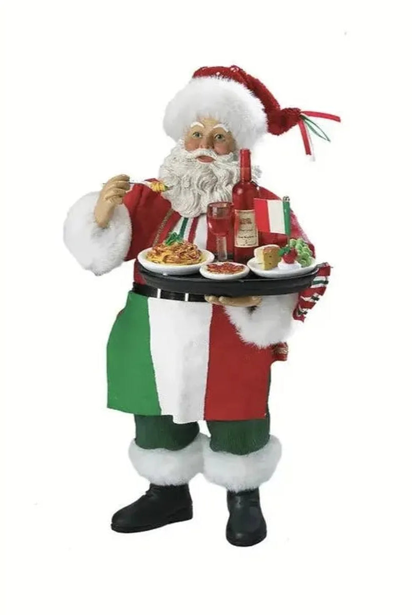 Shop For Kurt Adler 10.5 - Inch Musical Italian Santa at Michelle's aDOORable Creations