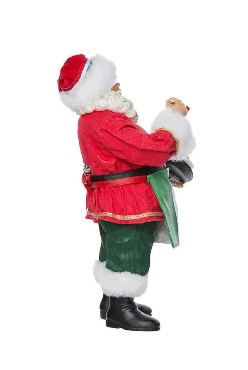 Shop For Kurt Adler 10.5 - Inch Musical Italian Santa at Michelle's aDOORable Creations