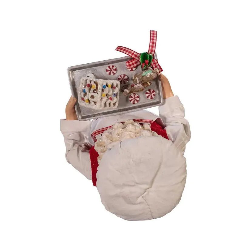 Shop For Kurt Adler 11" Fabriché™ Gingerbread Chef Santa at Michelle's aDOORable Creations
