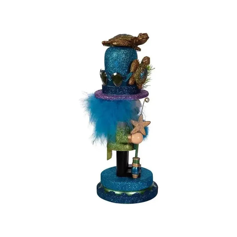 Shop For Kurt Adler 11" Hollywood Nutcrackers™ Sea Turtle Hat Nutcracker at Michelle's aDOORable Creations