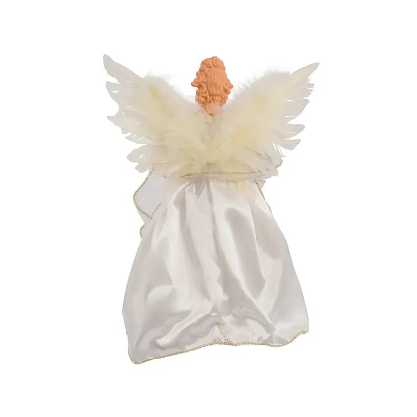 Shop For Kurt Adler 12 - Inch 10 - Light Ivory and Gold Angel Treetop at Michelle's aDOORable Creations