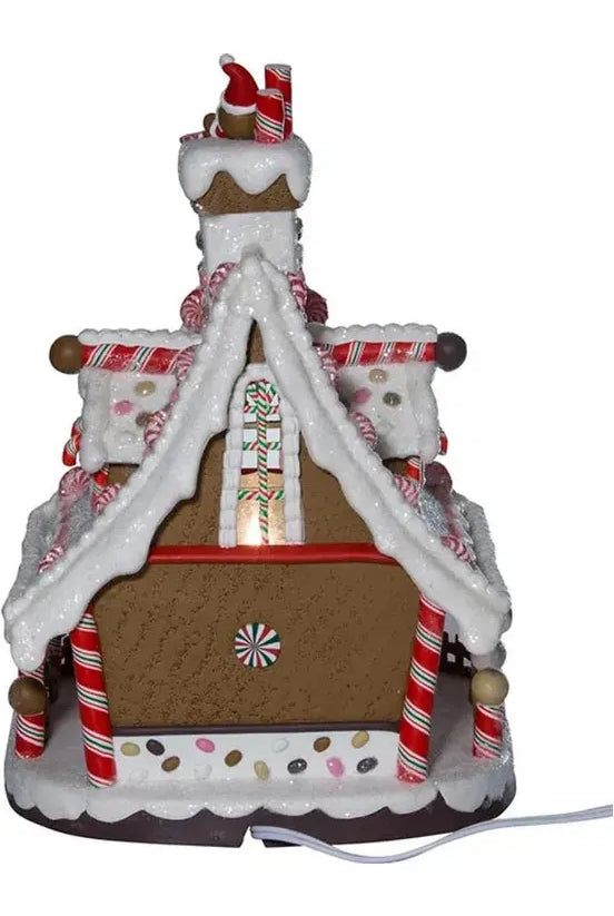 Kurt Adler 12" Lighted Christmas Gingerbread House - Michelle's aDOORable Creations - Christmas Decor