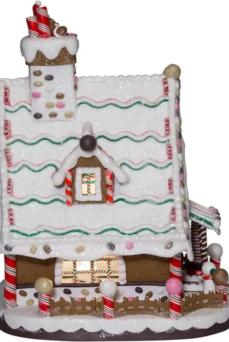 Shop For Kurt Adler 12" Lighted Christmas Gingerbread House at Michelle's aDOORable Creations