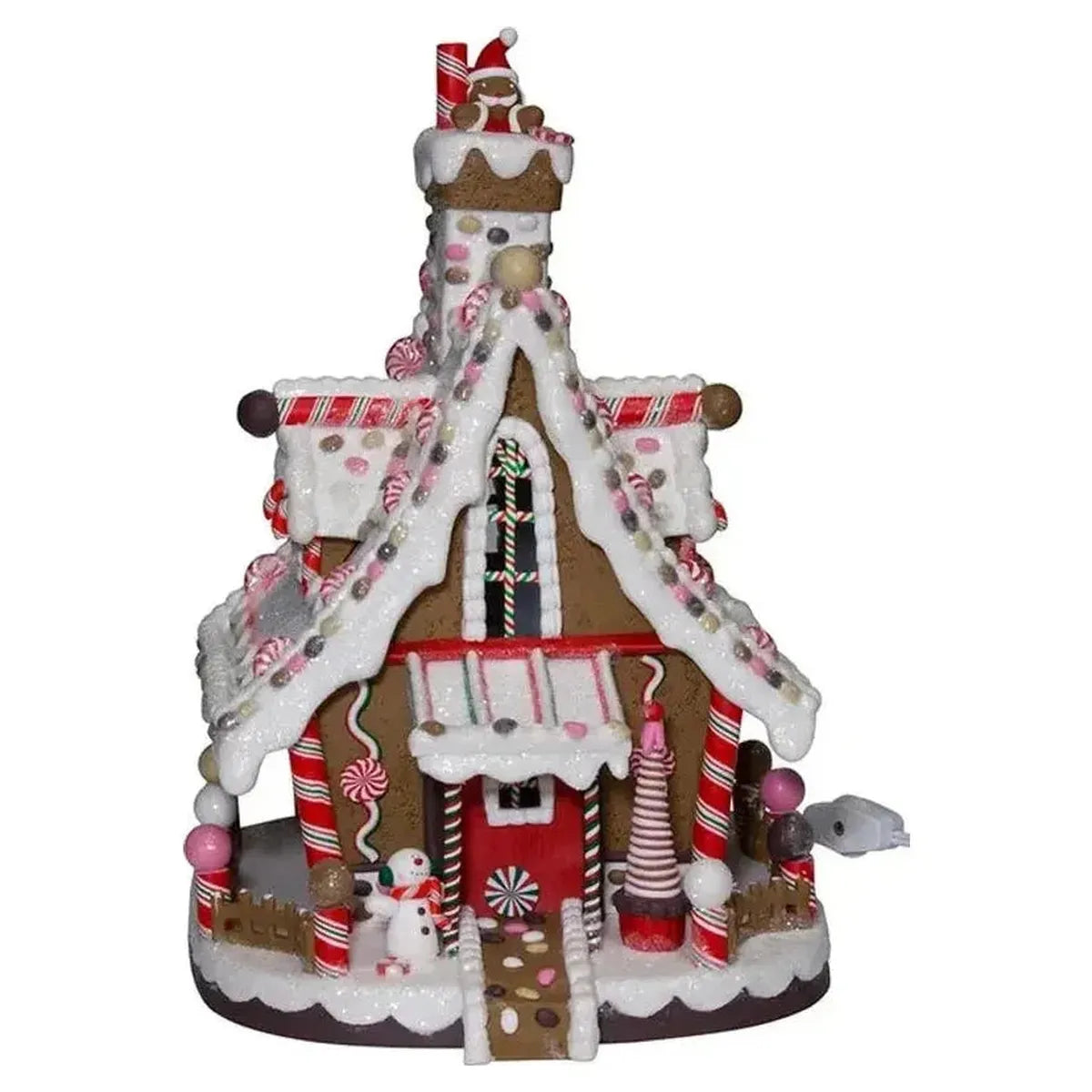 Shop For Kurt Adler 12" Lighted Christmas Gingerbread House at Michelle's aDOORable Creations
