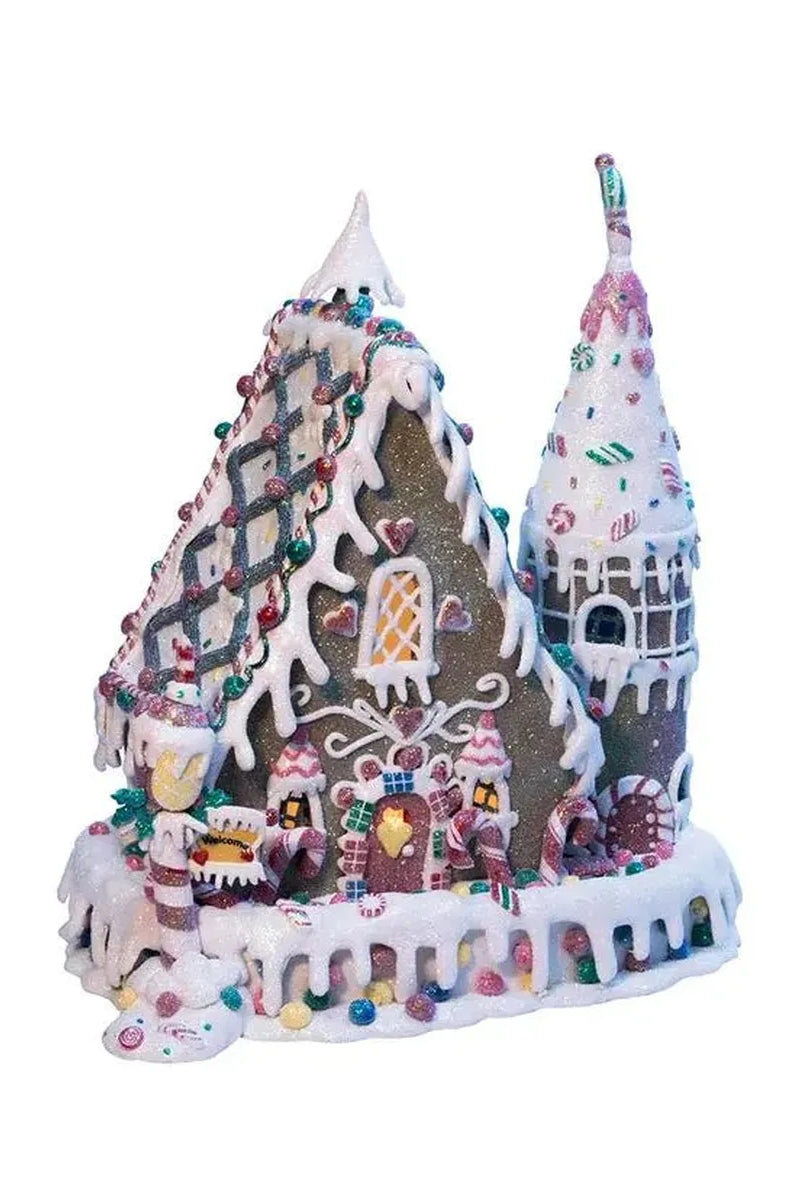Shop For Kurt Adler 13 - Inch Claydough Gingerbread Inn at Michelle's aDOORable Creations