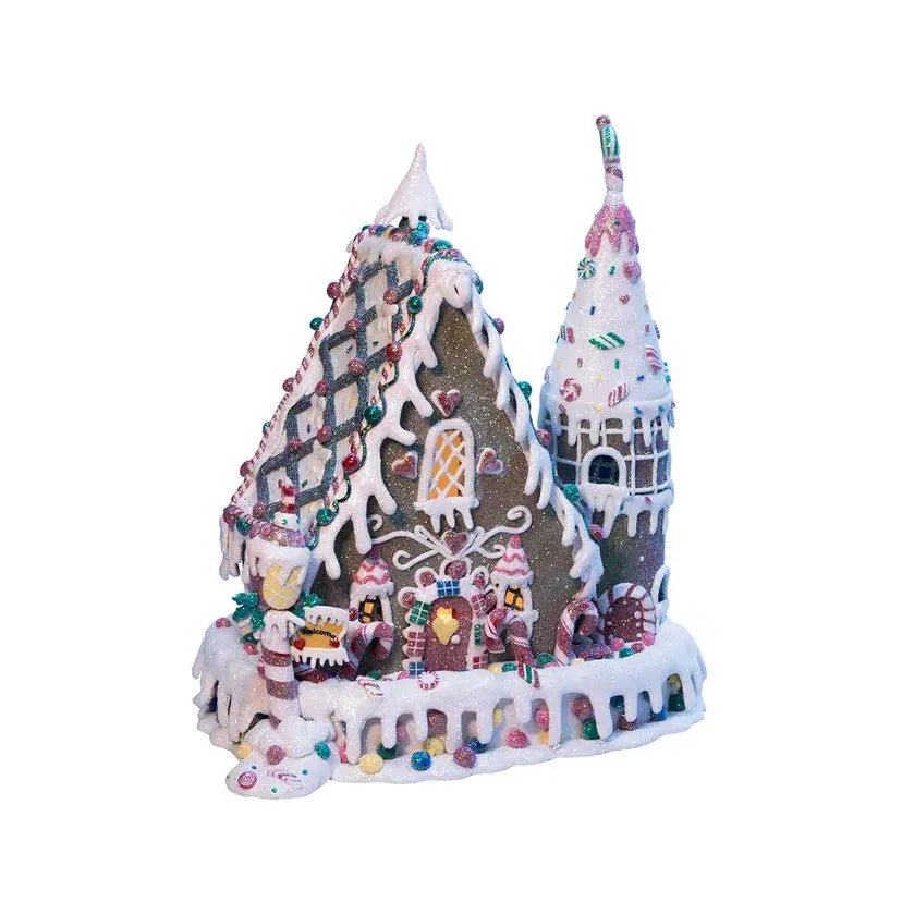 Shop For Kurt Adler 13 - Inch Claydough Gingerbread Inn at Michelle's aDOORable Creations