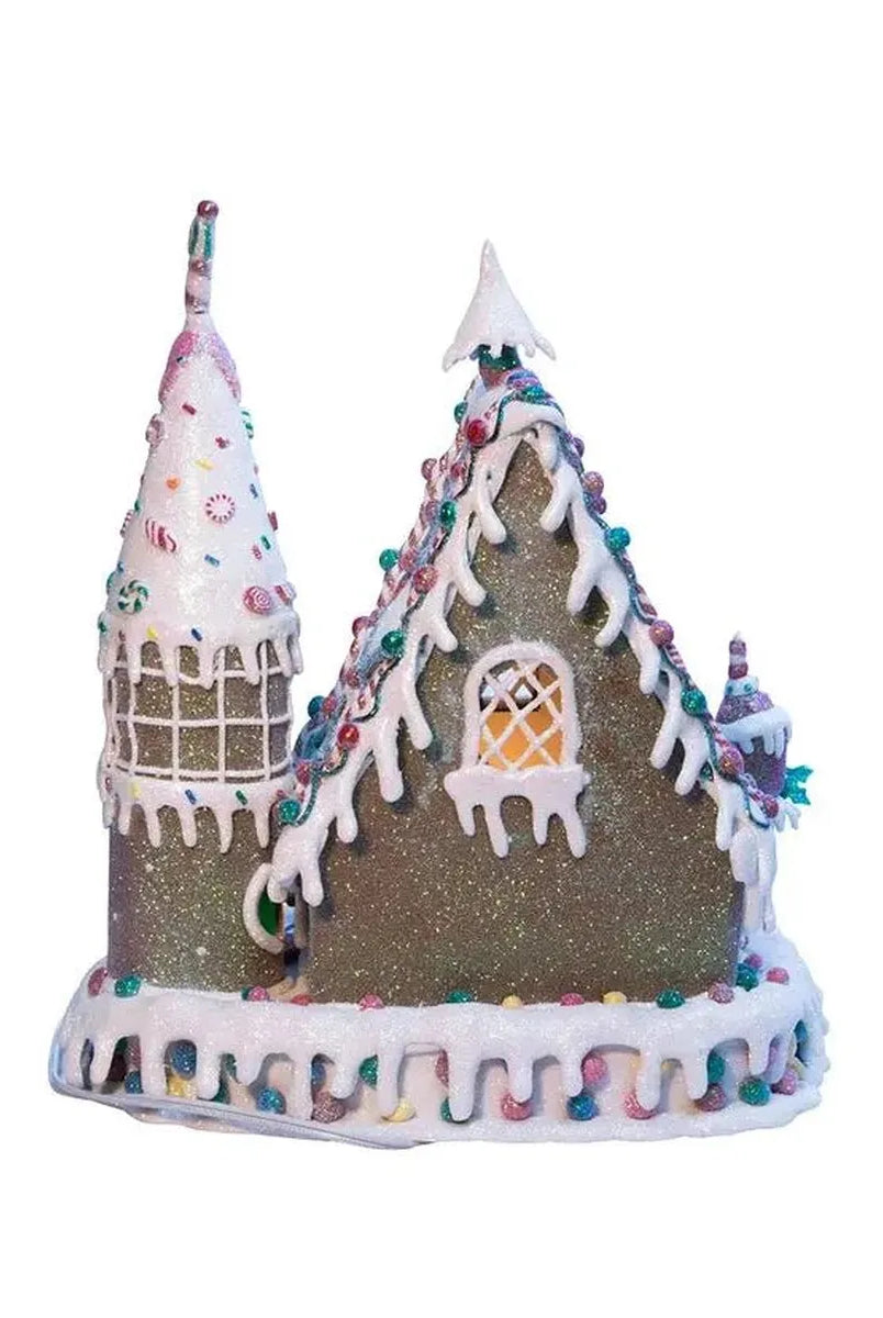 Shop For Kurt Adler 13 - Inch Claydough Gingerbread Inn at Michelle's aDOORable Creations