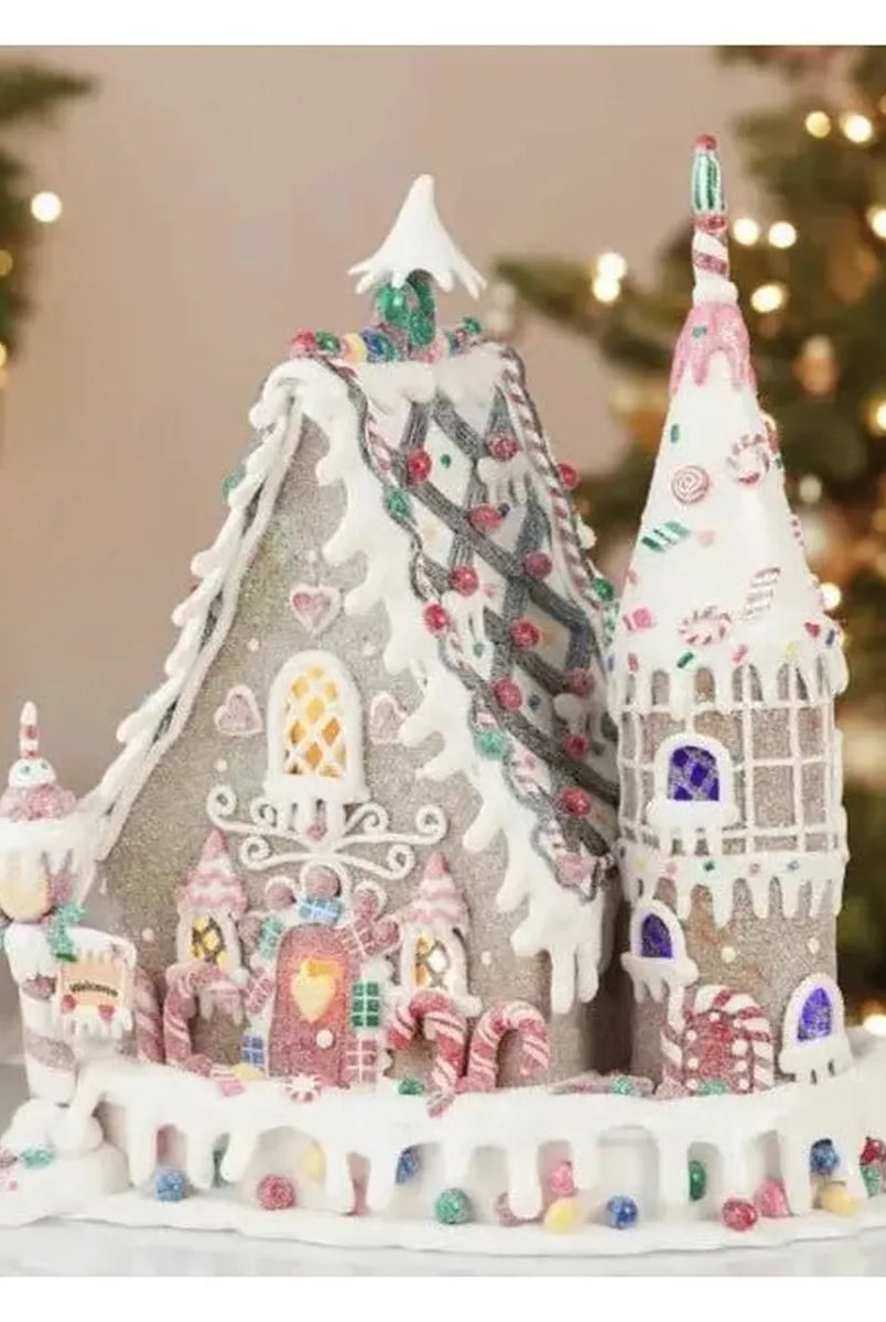 Shop For Kurt Adler 13 - Inch Claydough Gingerbread Inn at Michelle's aDOORable Creations