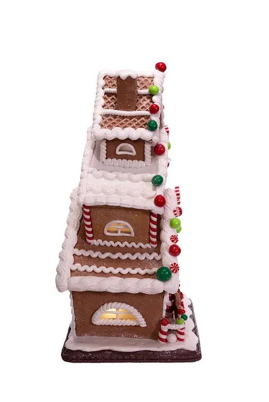 Shop For Kurt Adler 13" LED Gingerbread Cookie 3 - Layer House at Michelle's aDOORable Creations