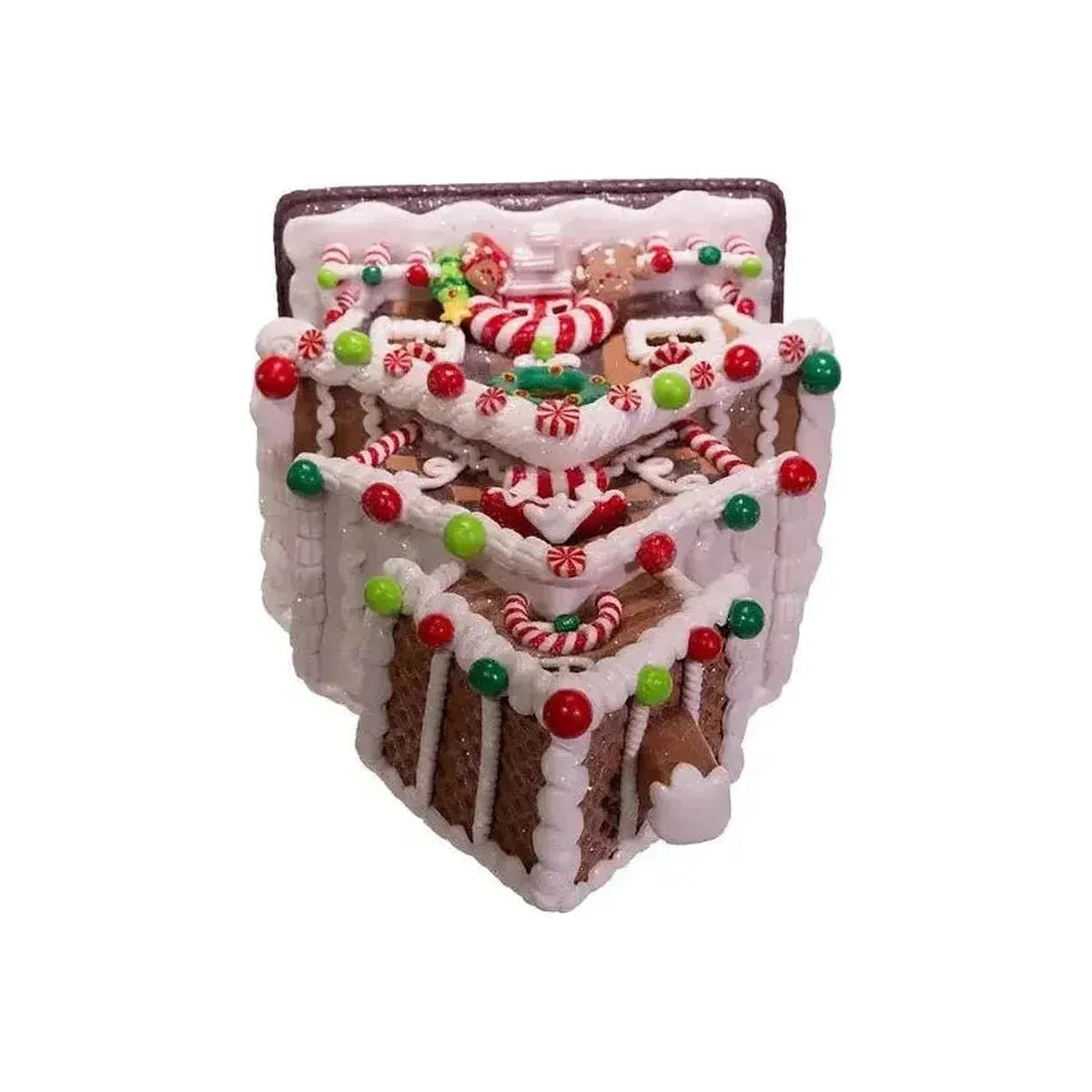 Shop For Kurt Adler 13" LED Gingerbread Cookie 3 - Layer House at Michelle's aDOORable Creations