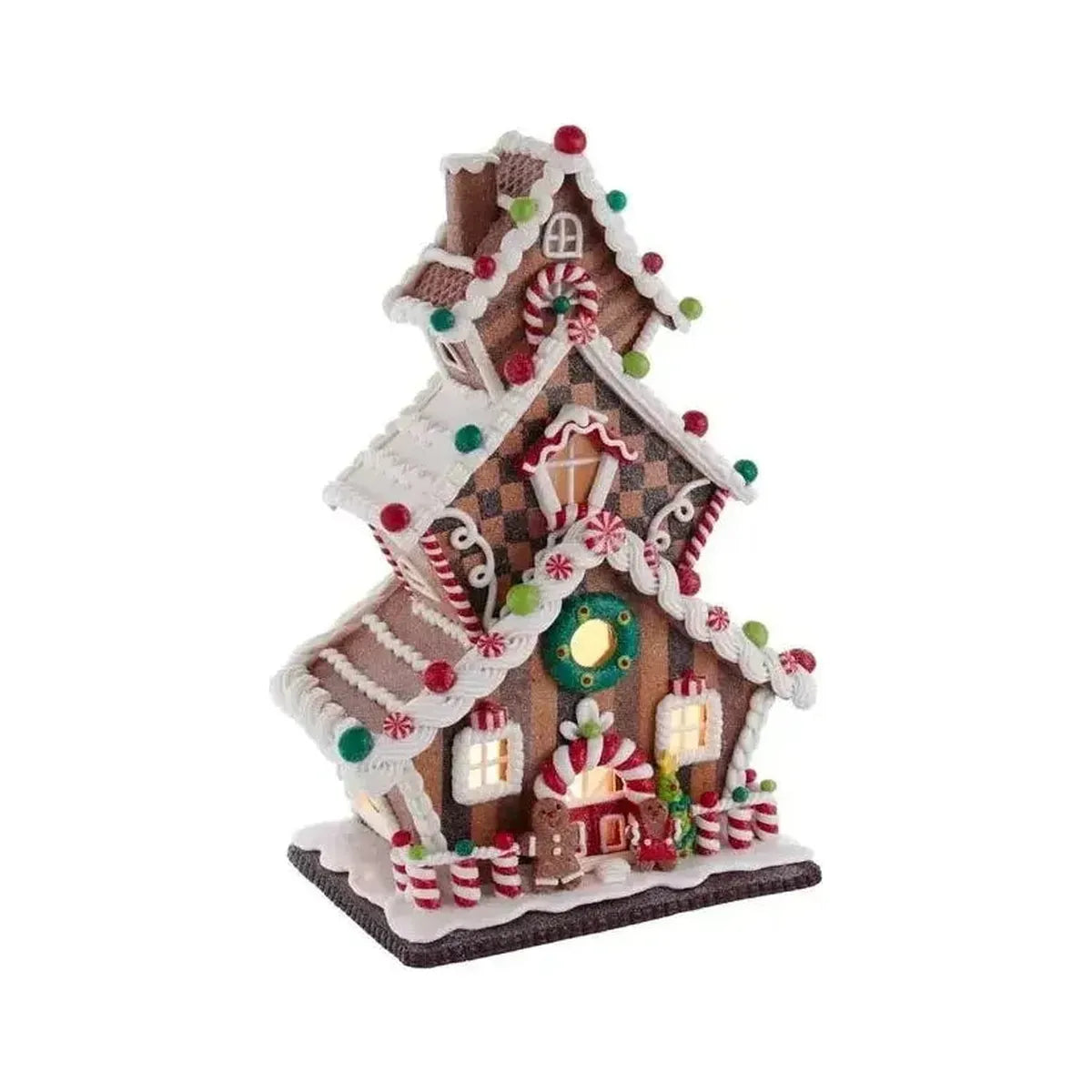 Shop For Kurt Adler 13" LED Gingerbread Cookie 3 - Layer House at Michelle's aDOORable Creations
