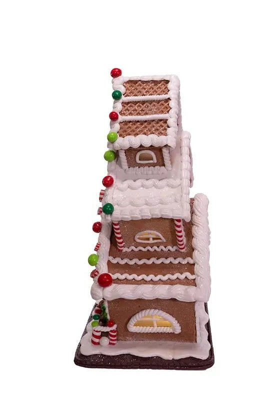 Shop For Kurt Adler 13" LED Gingerbread Cookie 3 - Layer House at Michelle's aDOORable Creations