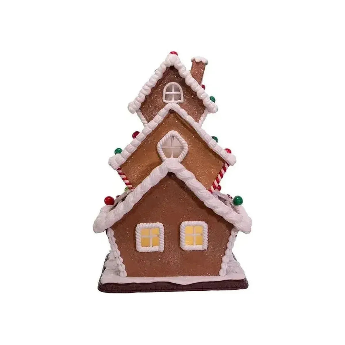 Shop For Kurt Adler 13" LED Gingerbread Cookie 3 - Layer House at Michelle's aDOORable Creations