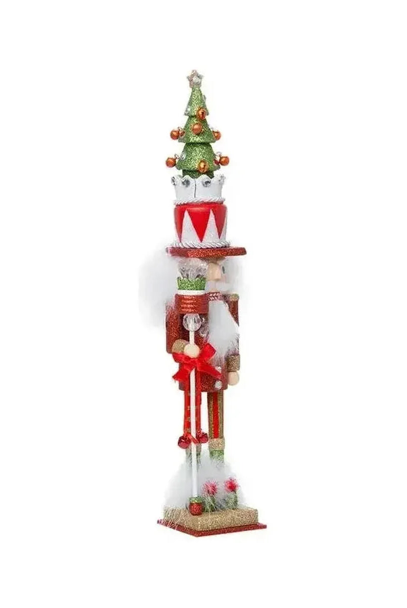 Shop For Kurt Adler 15" Hollywood Nutcrackers™ Red and Green Tree Hat Nutcracker at Michelle's aDOORable Creations