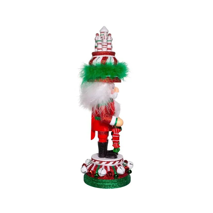 Shop For Kurt Adler 15" Hollywood Nutcrackers™ Red, White & Green Candy Tower Hat Nutcracker at Michelle's aDOORable Creations