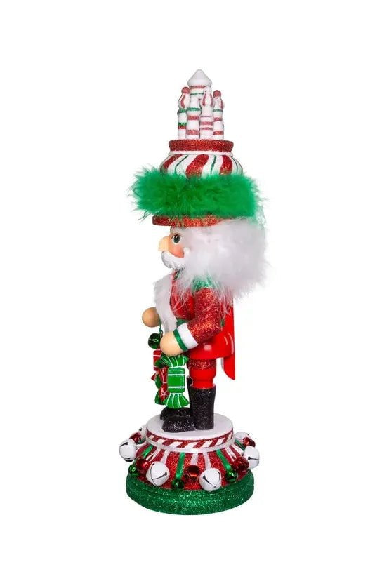 Shop For Kurt Adler 15" Hollywood Nutcrackers™ Red, White & Green Candy Tower Hat Nutcracker at Michelle's aDOORable Creations