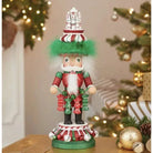 Shop For Kurt Adler 15" Hollywood Nutcrackers™ Red, White & Green Candy Tower Hat Nutcracker at Michelle's aDOORable Creations