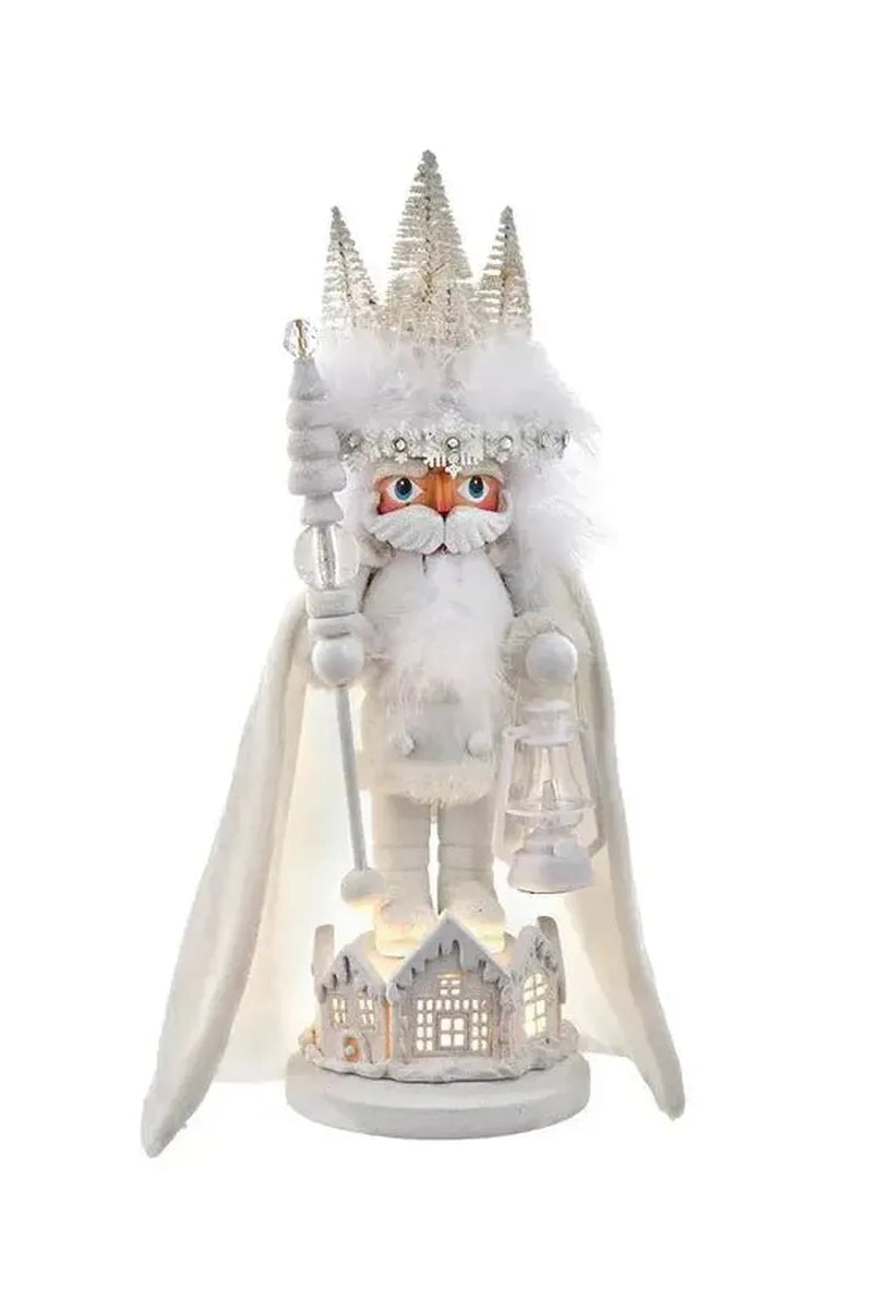 Shop For Kurt Adler 15" Hollywood Nutcrackers™ White Winter LED Hat Nutcracker at Michelle's aDOORable Creations