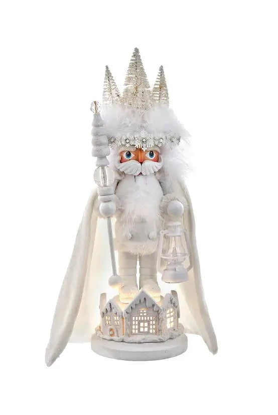 Shop For Kurt Adler 15" Hollywood Nutcrackers™ White Winter LED Hat Nutcracker at Michelle's aDOORable Creations