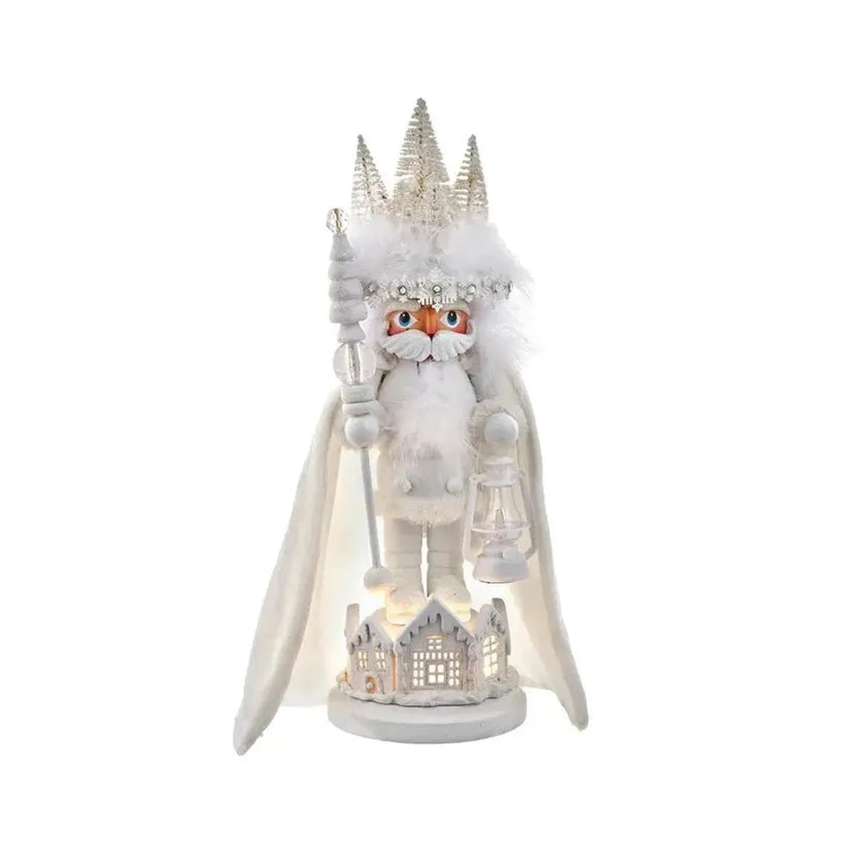 Shop For Kurt Adler 15" Hollywood Nutcrackers™ White Winter LED Hat Nutcracker at Michelle's aDOORable Creations