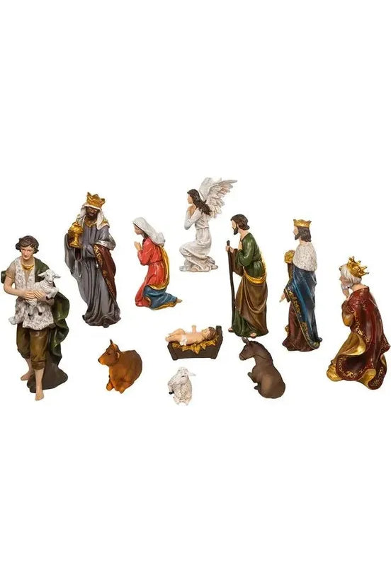 Kurt Adler 15" Nativity Figurine Table Pieces, 11-Piece Set - Michelle's aDOORable Creations - Seasonal & Holiday Decorations