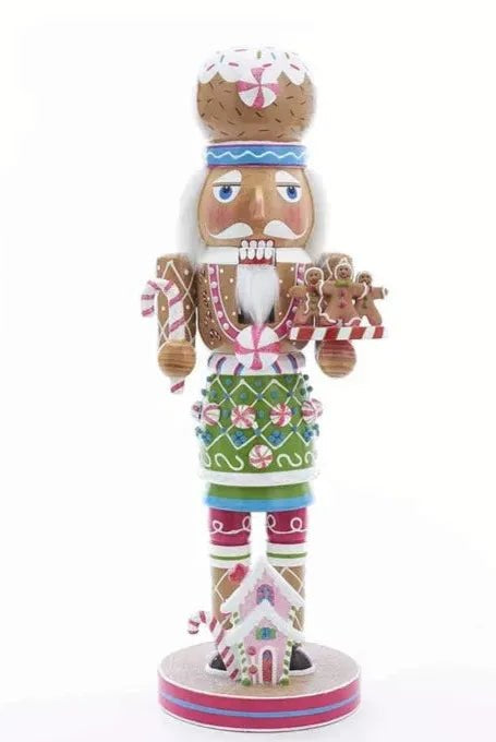 Shop For Kurt Adler 16 - Inch Wooden Gingerbread Nutcracker at Michelle's aDOORable Creations