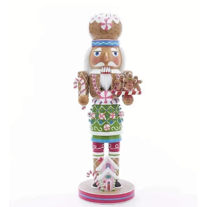 Shop For Kurt Adler 16 - Inch Wooden Gingerbread Nutcracker at Michelle's aDOORable Creations