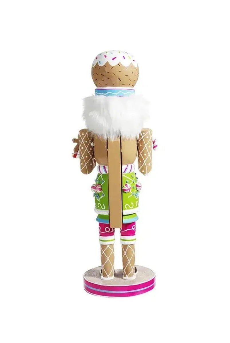 Shop For Kurt Adler 16 - Inch Wooden Gingerbread Nutcracker at Michelle's aDOORable Creations