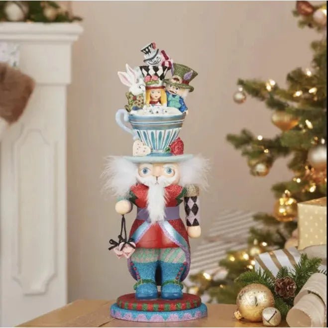 Shop For Kurt Adler 18" Hollywood Nutcrackers™ Alice Teacup Hat Nutcracker at Michelle's aDOORable Creations