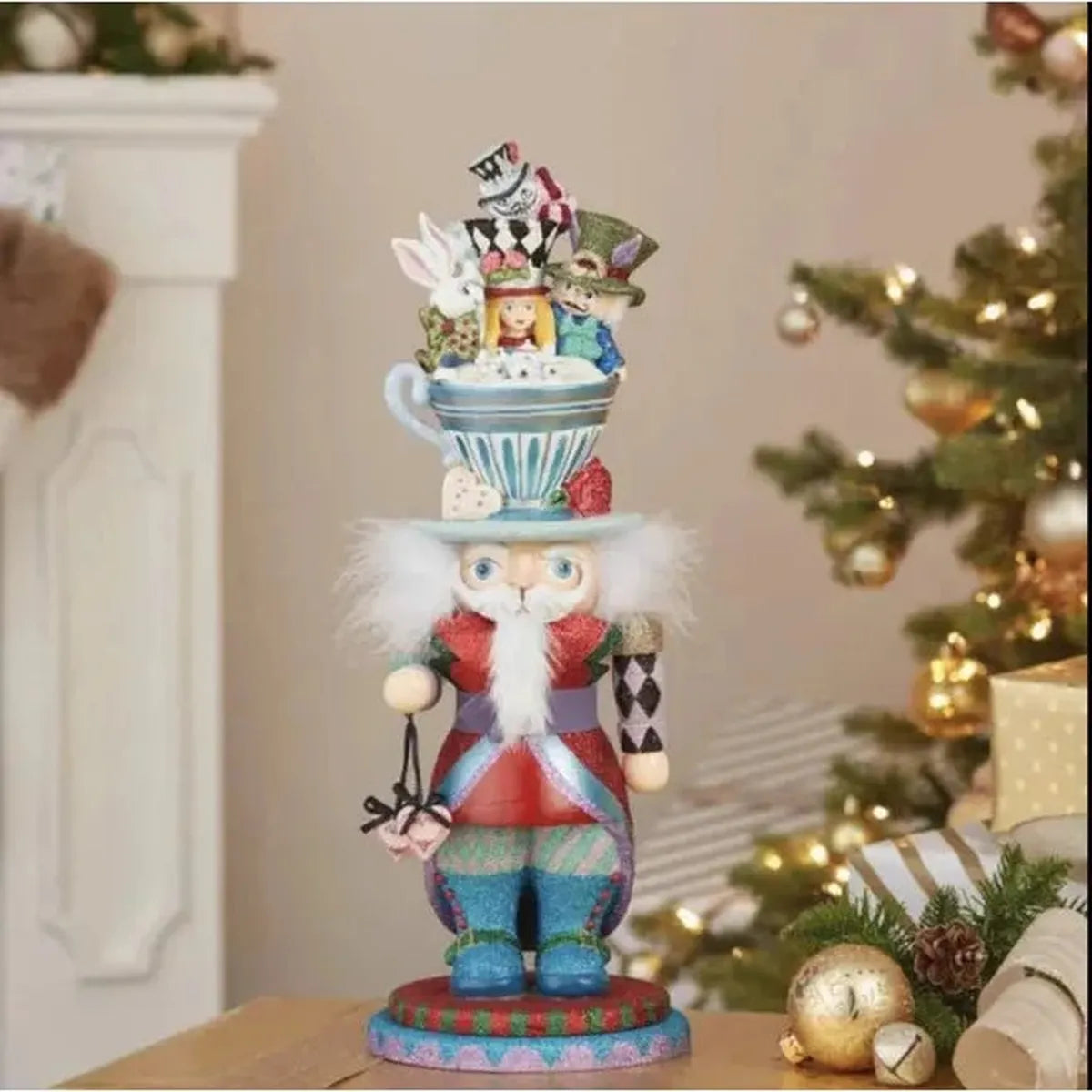 Shop For Kurt Adler 18" Hollywood Nutcrackers™ Alice Teacup Hat Nutcracker at Michelle's aDOORable Creations