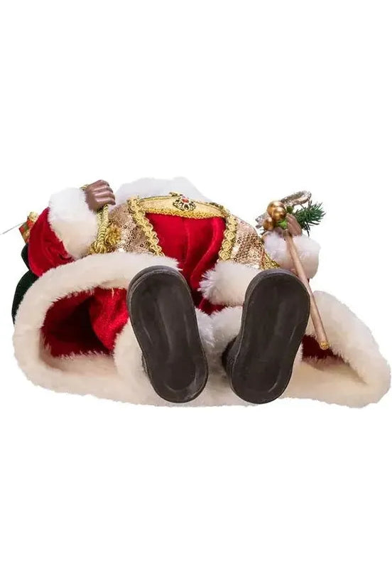 Kurt Adler 18" Kringle Klaus African American Santa - Michelle's aDOORable Creations - Christmas Decor