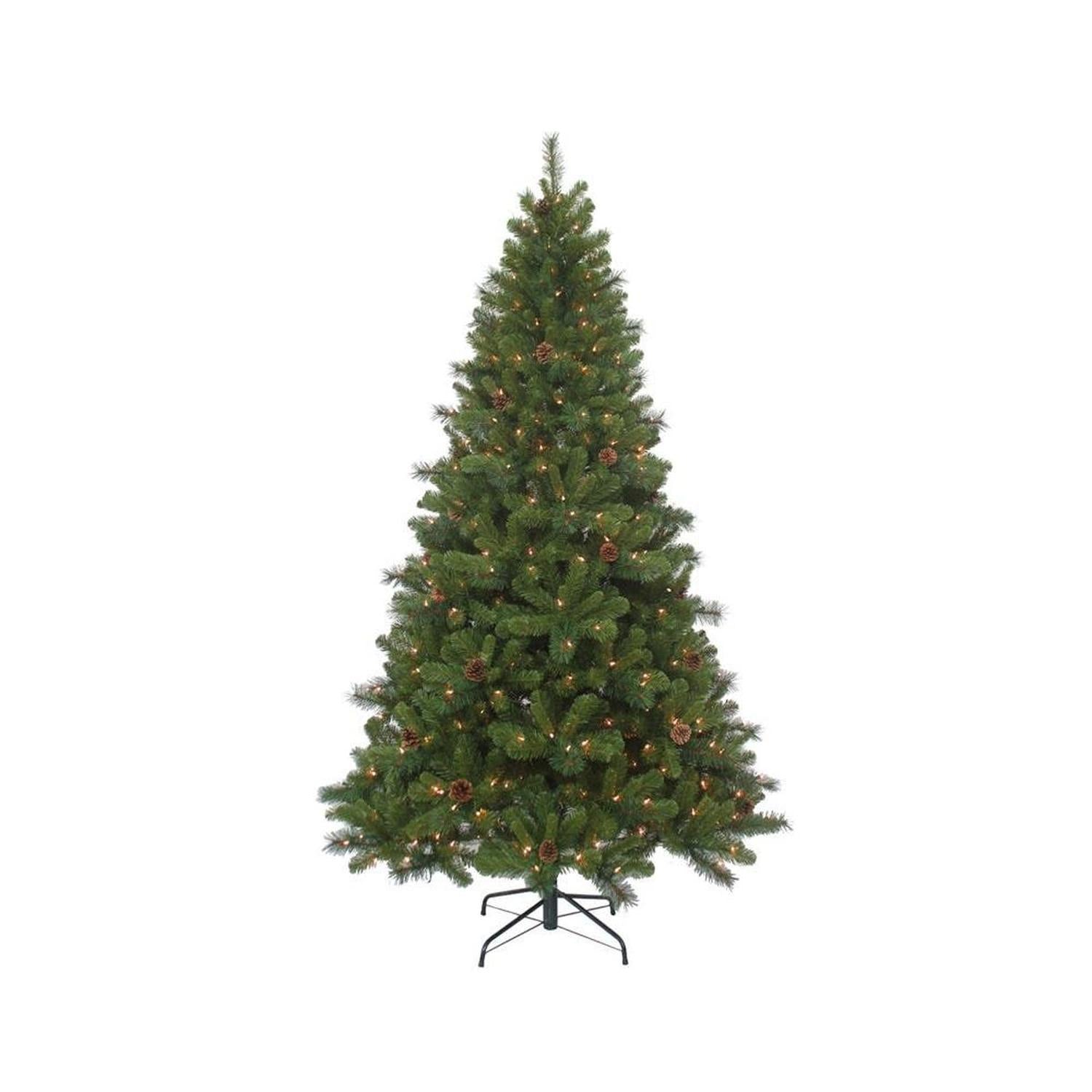 Shop For Kurt Adler 7.5 - Foot Pre - Lit Clear Burlington Spruce at Michelle's aDOORable Creations