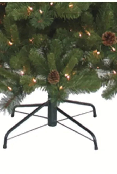 Shop For Kurt Adler 7.5 - Foot Pre - Lit Clear Burlington Spruce at Michelle's aDOORable Creations
