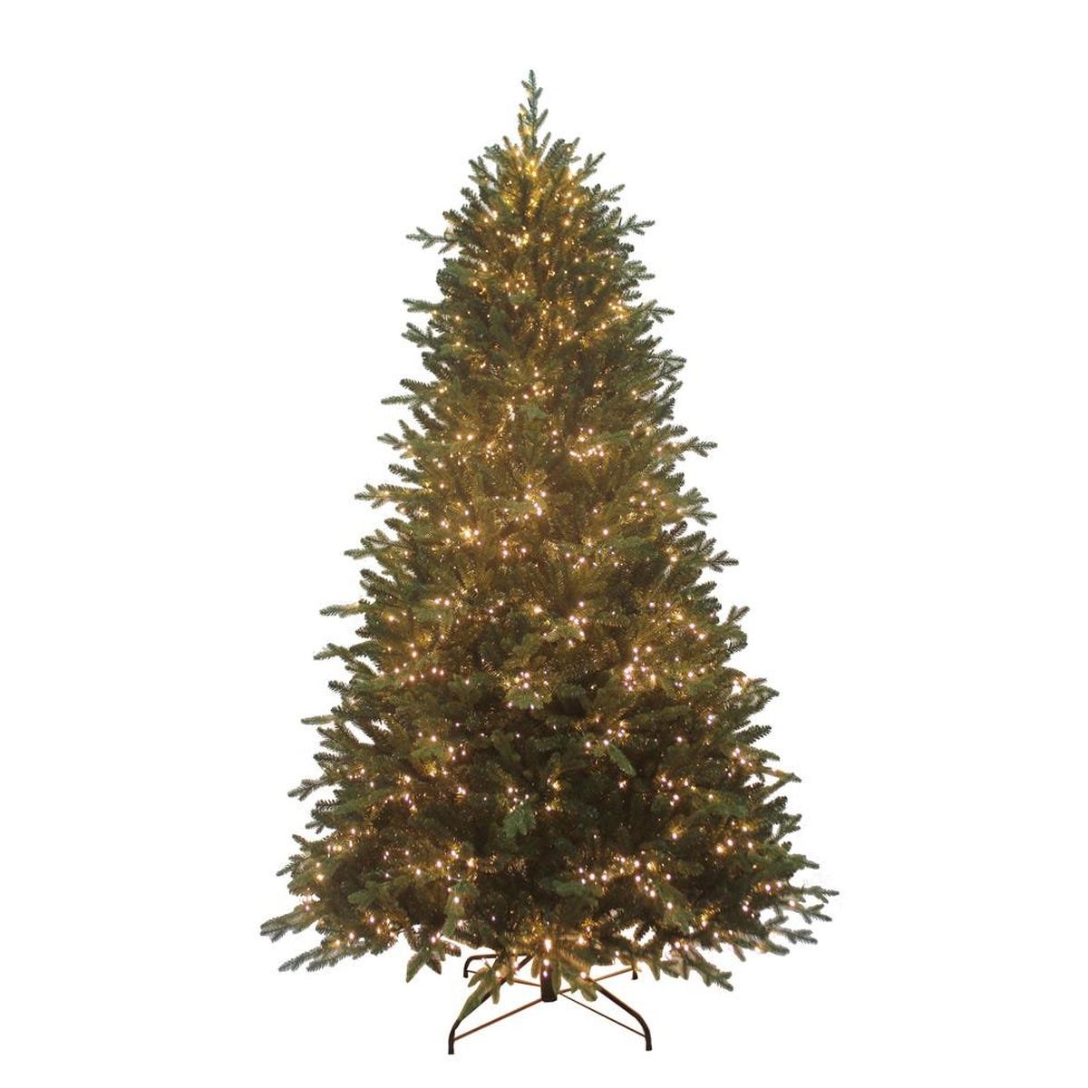 Shop For Kurt Adler 7.5 - Foot Pre - Lit Warm White LED Noble Fir Tree at Michelle's aDOORable Creations
