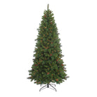 Shop For Kurt Adler 7.5 - Foot Slim Pre - Lit Multi - Color Burlington Tree at Michelle's aDOORable Creations