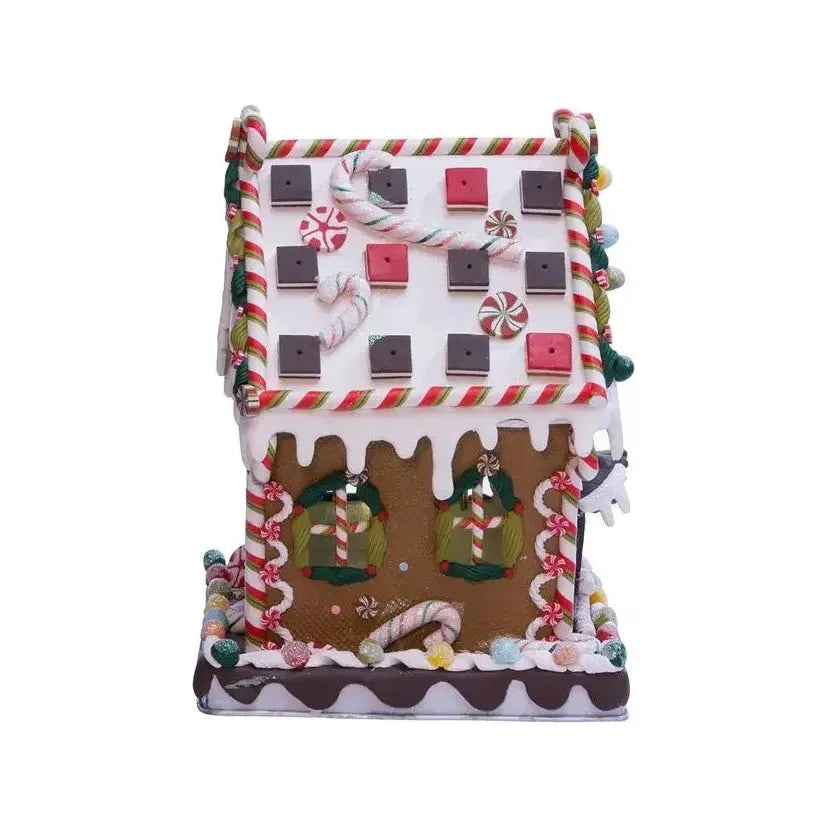 Shop For Kurt Adler Candy Lighted House at Michelle's aDOORable Creations