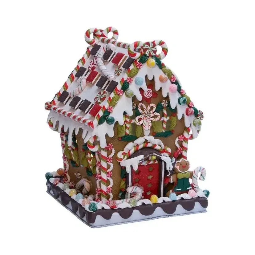 Shop For Kurt Adler Candy Lighted House at Michelle's aDOORable Creations