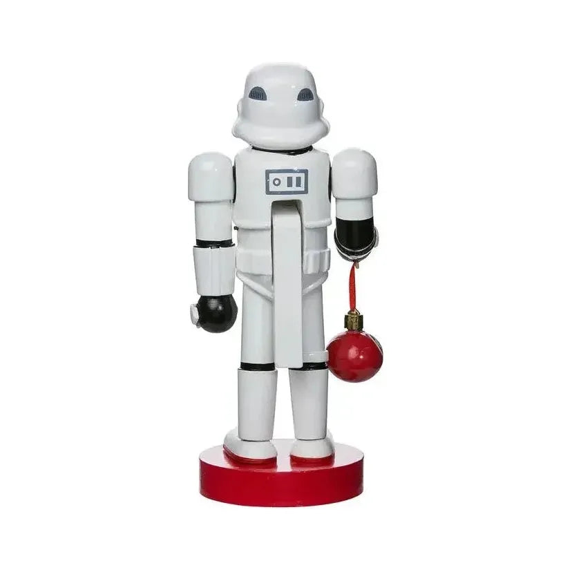 Shop For Kurt Adler 9.5 - Inch Stormtrooper with Ball Ornament Nutcracker at Michelle's aDOORable Creations