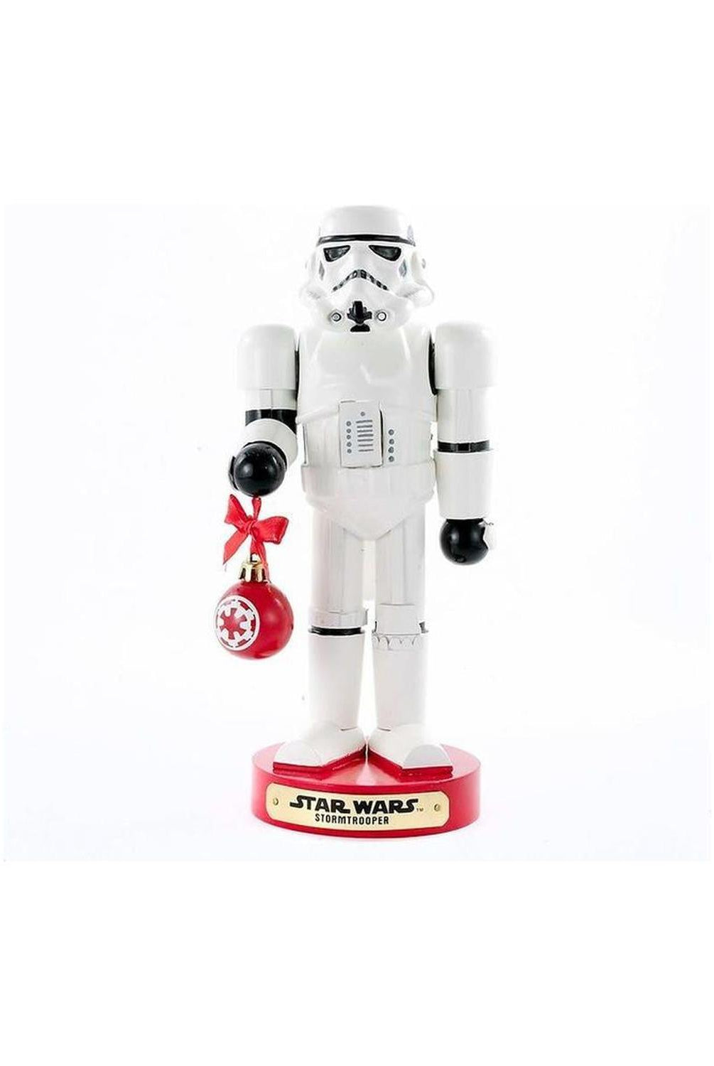 Kurt Adler 9.5" Stormtrooper with Ball Ornament Nutcracker