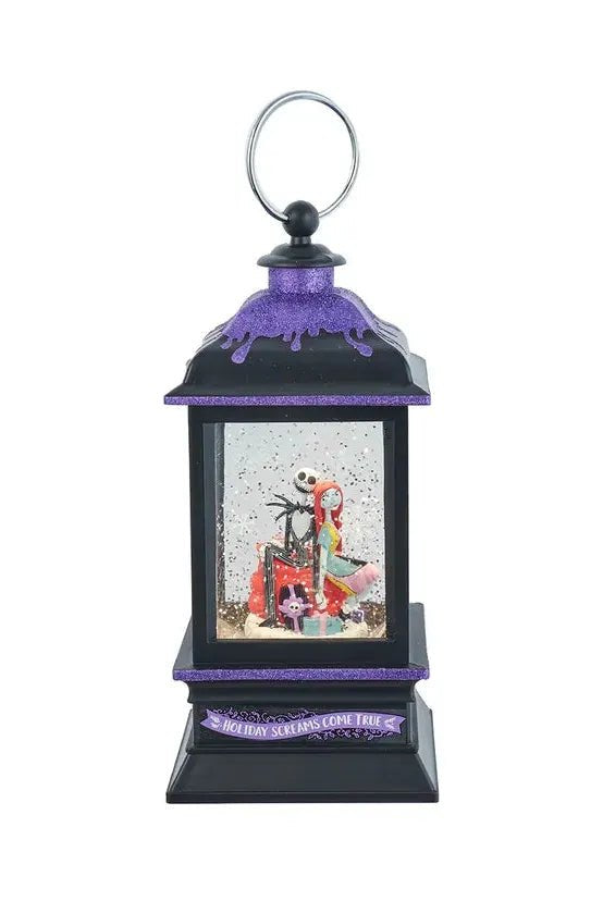 Shop For Kurt Adler Disney© Jack & Sally Musical Light - Up Lantern at Michelle's aDOORable Creations