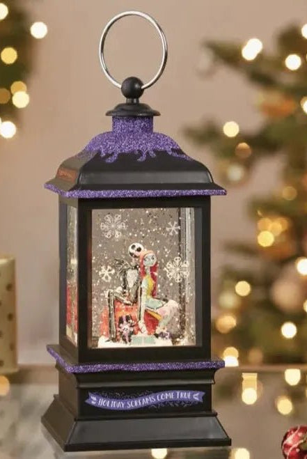 Shop For Kurt Adler Disney© Jack & Sally Musical Light - Up Lantern at Michelle's aDOORable Creations