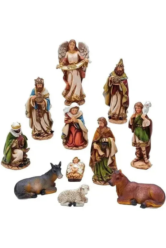 Shop For Kurt Adler Nativity Set, 11 - Piece Set at Michelle's aDOORable Creations