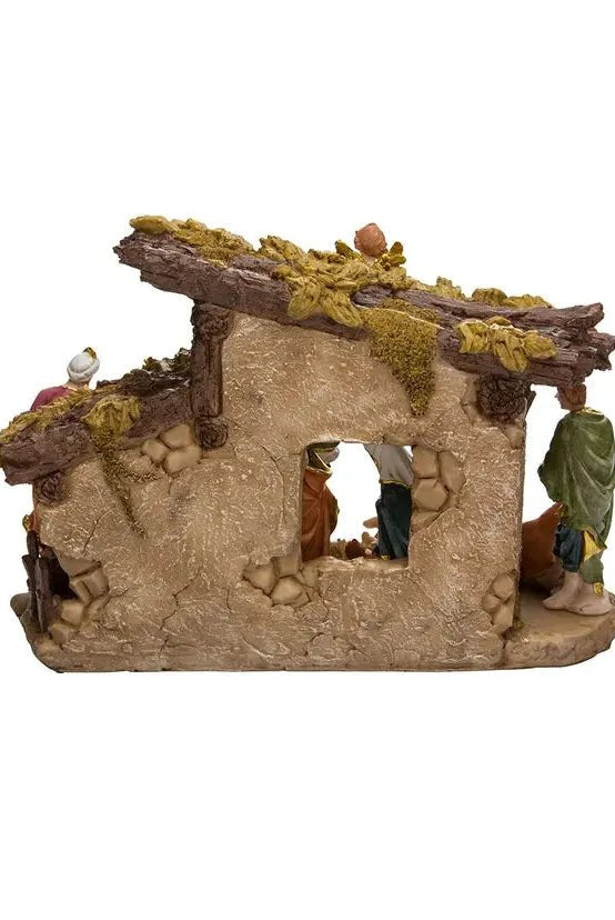Shop For Kurt Adler Nativity Set With 11 Figures and Stable at Michelle's aDOORable Creations
