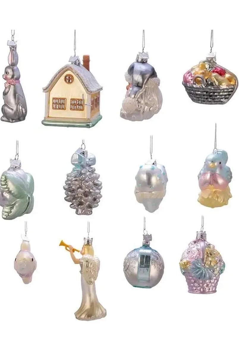 Shop For Kurt Adler Noble Gems™ Newlywed's Glass Tree Box, Set of 12 at Michelle's aDOORable Creations