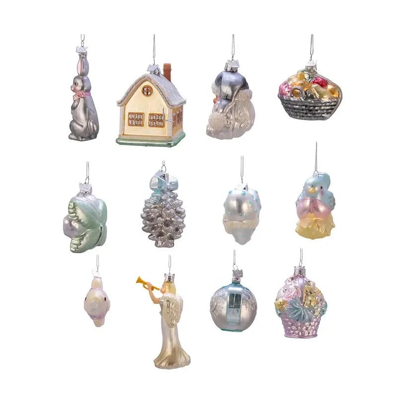 Shop For Kurt Adler Noble Gems™ Newlywed's Glass Tree Box, Set of 12 at Michelle's aDOORable Creations