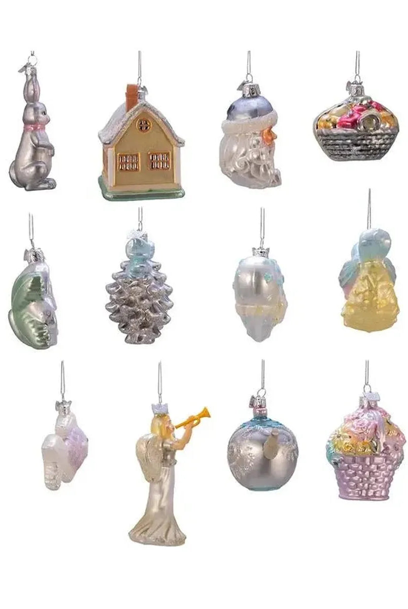 Shop For Kurt Adler Noble Gems™ Newlywed's Glass Tree Box, Set of 12 at Michelle's aDOORable Creations