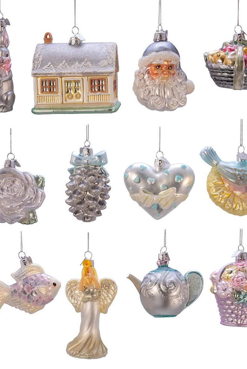 Shop For Kurt Adler Noble Gems™ Newlywed's Glass Tree Box, Set of 12 at Michelle's aDOORable Creations