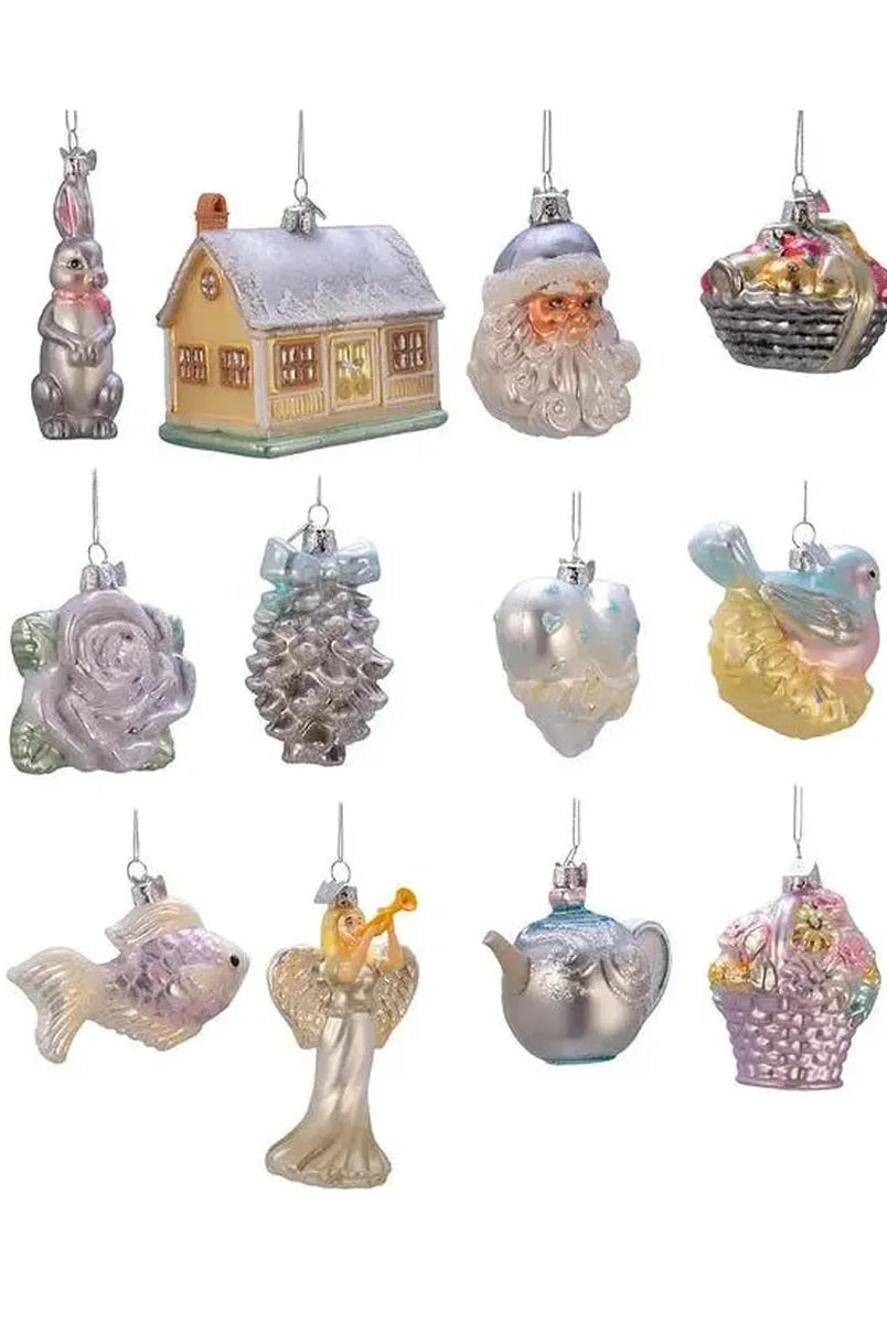 Shop For Kurt Adler Noble Gems™ Newlywed's Glass Tree Box, Set of 12 at Michelle's aDOORable Creations