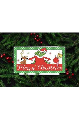 Merry Christmas Green Monster Sign - Wreath Enhancement - Michelle's aDOORable Creations - Signature Signs